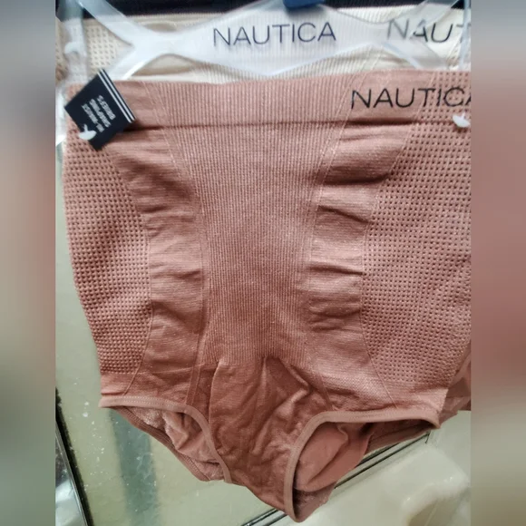 NWT Nautica Intimates 3PK Seamless Hi-WaistShapingBriefs; Sizes S, M, & L. $37